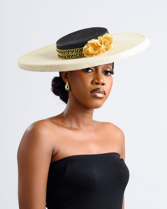 Ivory bloom fascinator