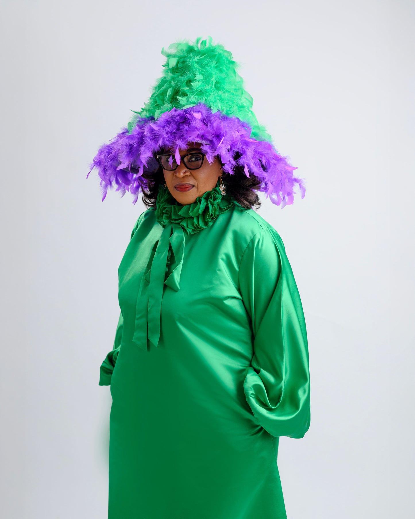 Majestic bloom fascinator