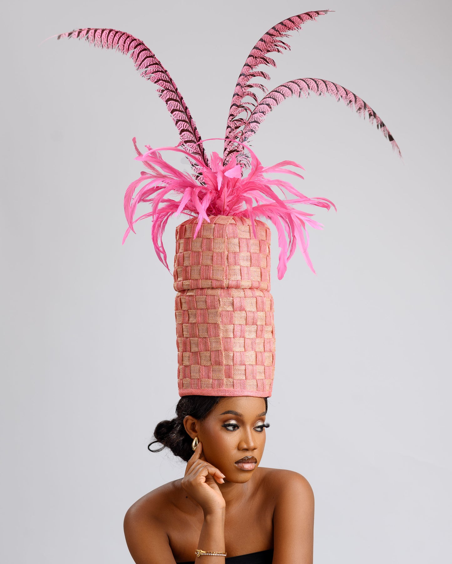 Dainty Magnolia fascinator