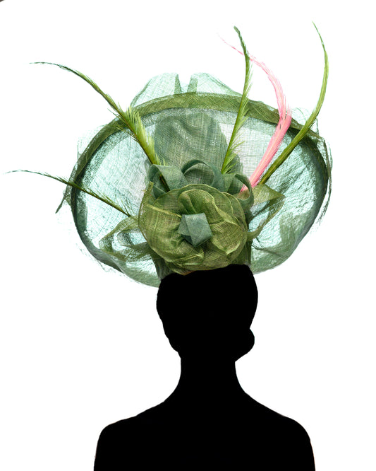 Moss Opulence Fascinator