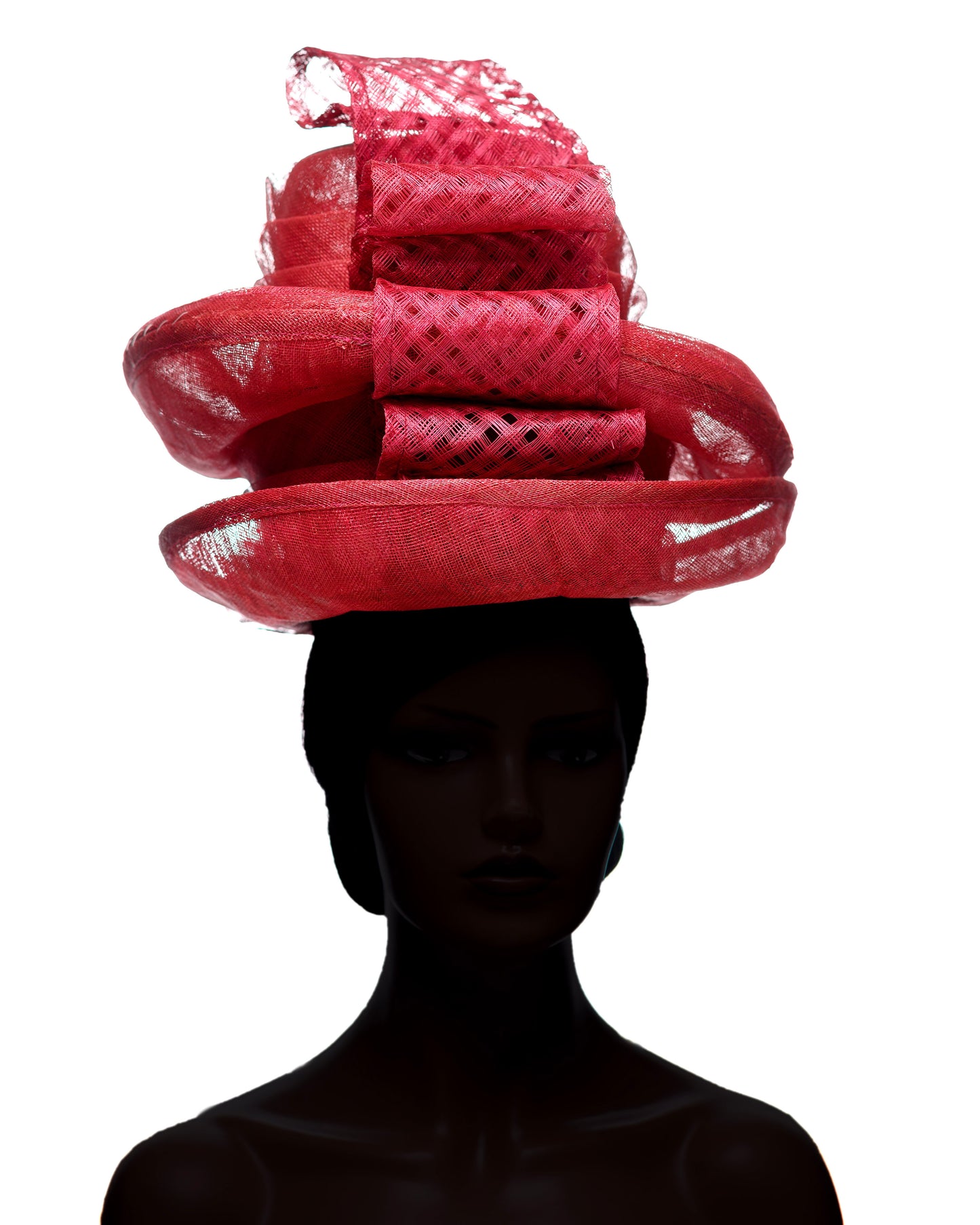 Ruby sleeve fascinator