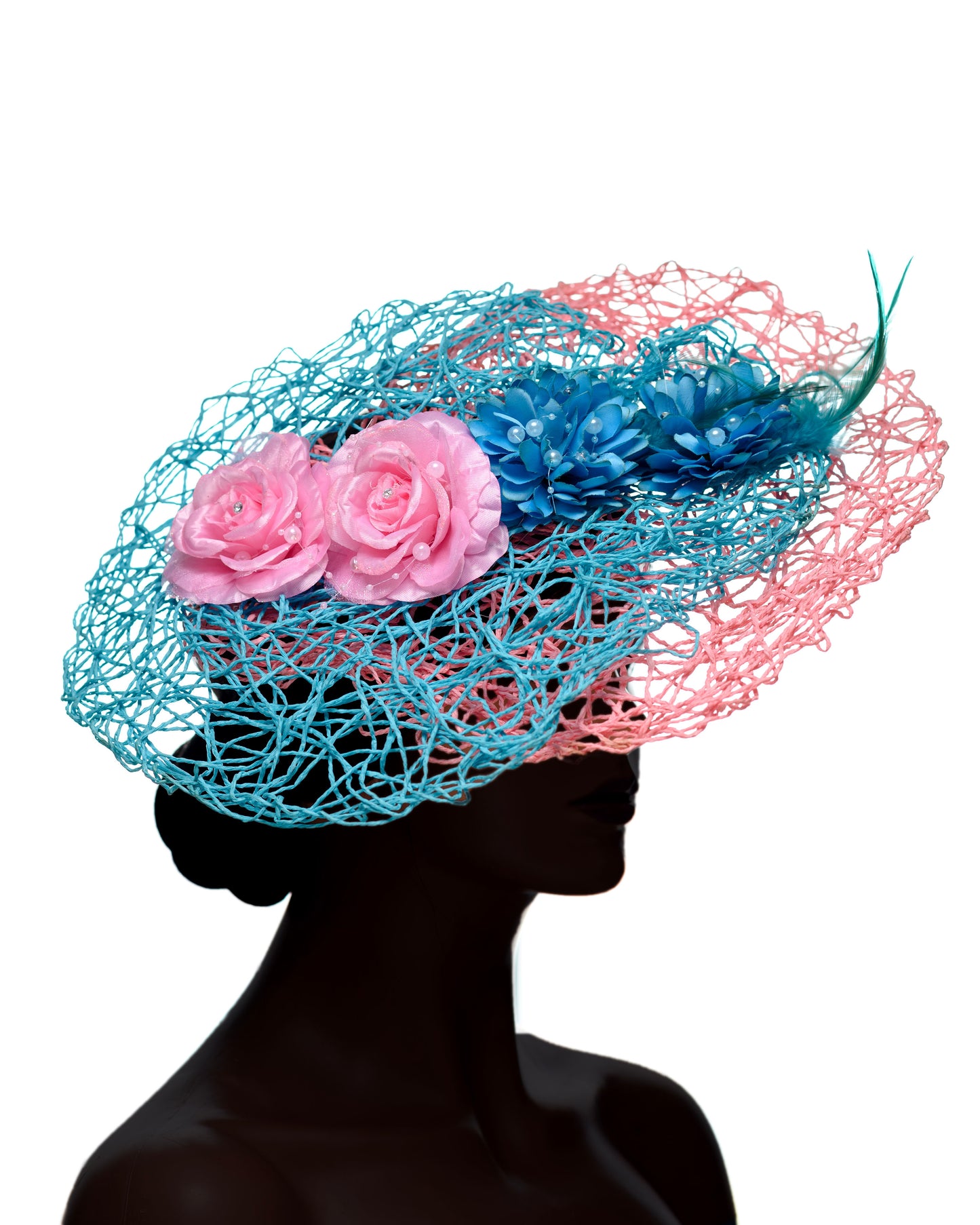 Golden Heiress fascinator