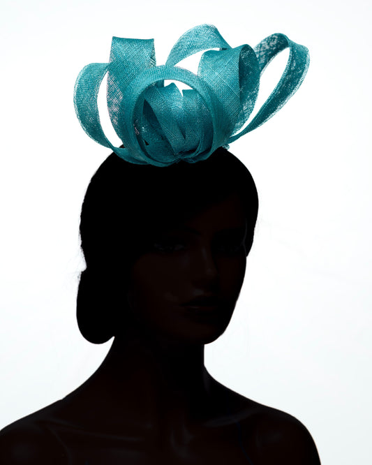 Persimmon Crush fascinator