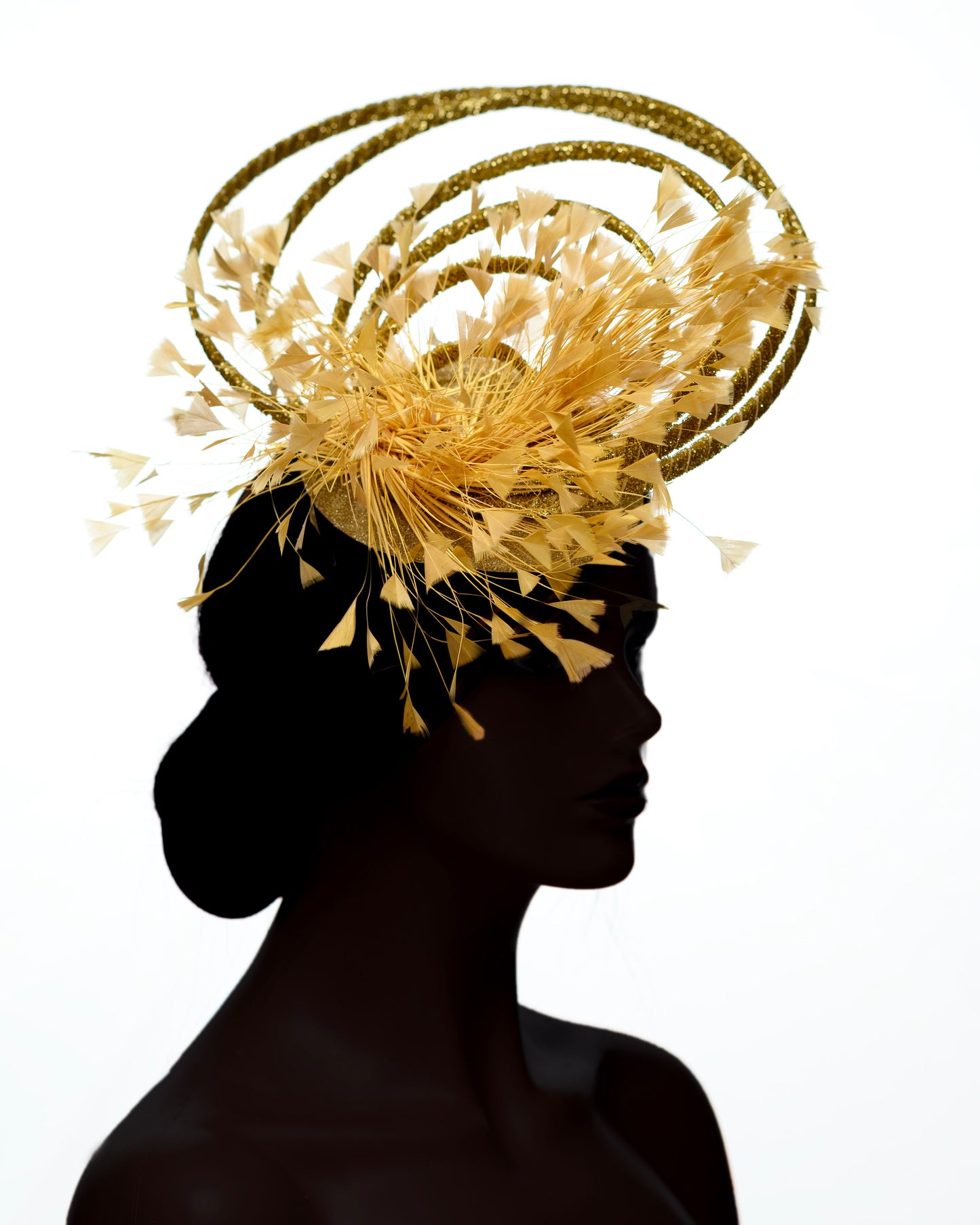 Marigold Glow fascinator