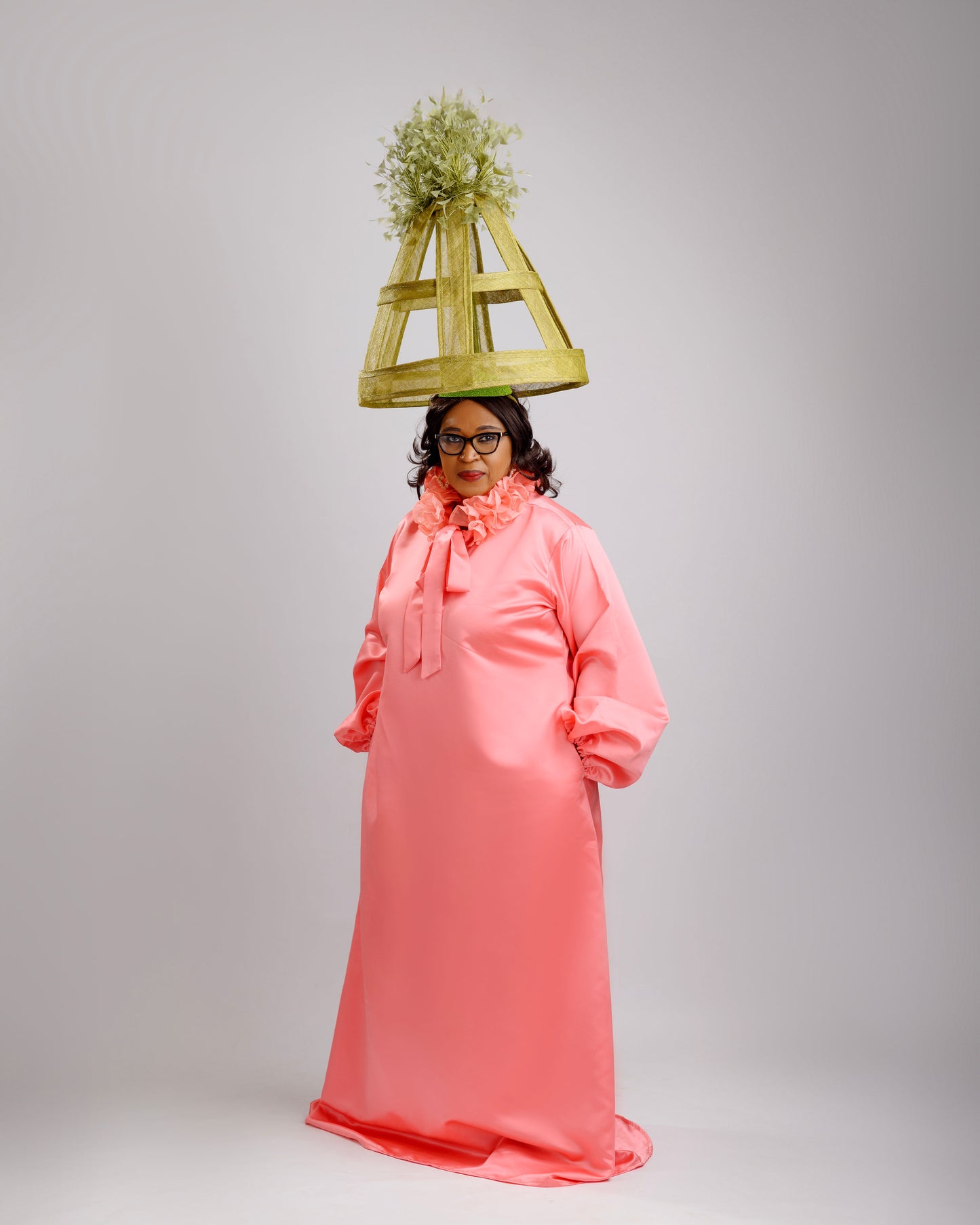 Opulent crown fascinator