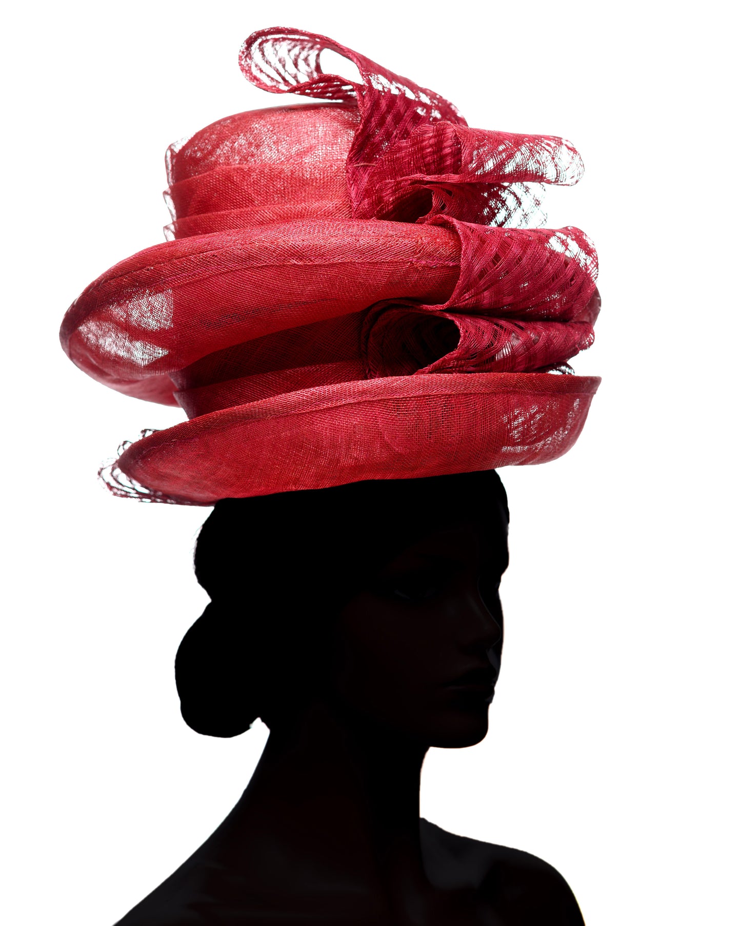 Ruby sleeve fascinator