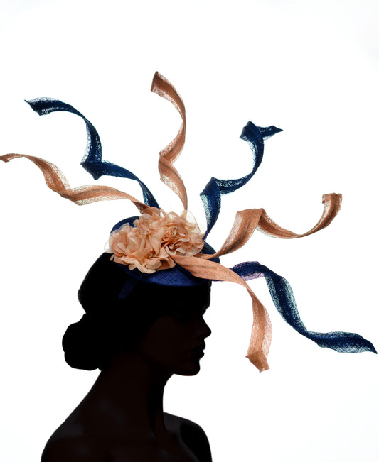 Teal Essence fascinator